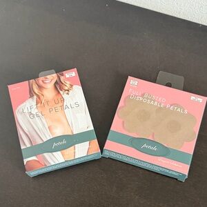 NIB 2 x  packets Petals Lift It Up Gel Petals & Nude Disposable Breast Covers.